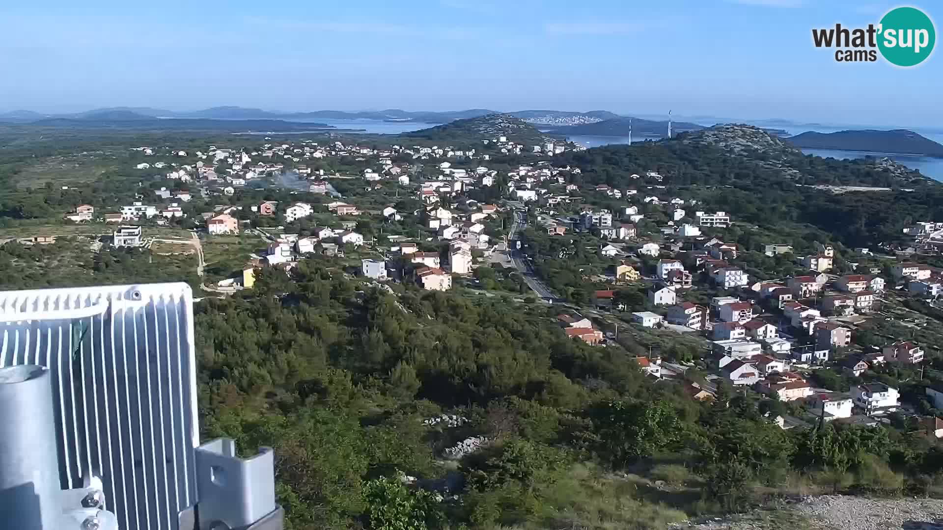 Spletna kamera Pakoštane – Drage – Kornati – Vransko Jezero