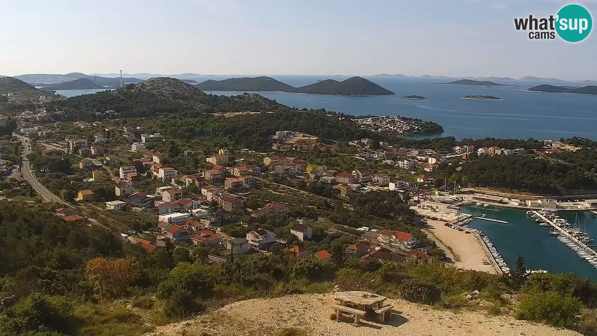 Webcam Pakoštane – Drage – Kornati – Vransko Jezero