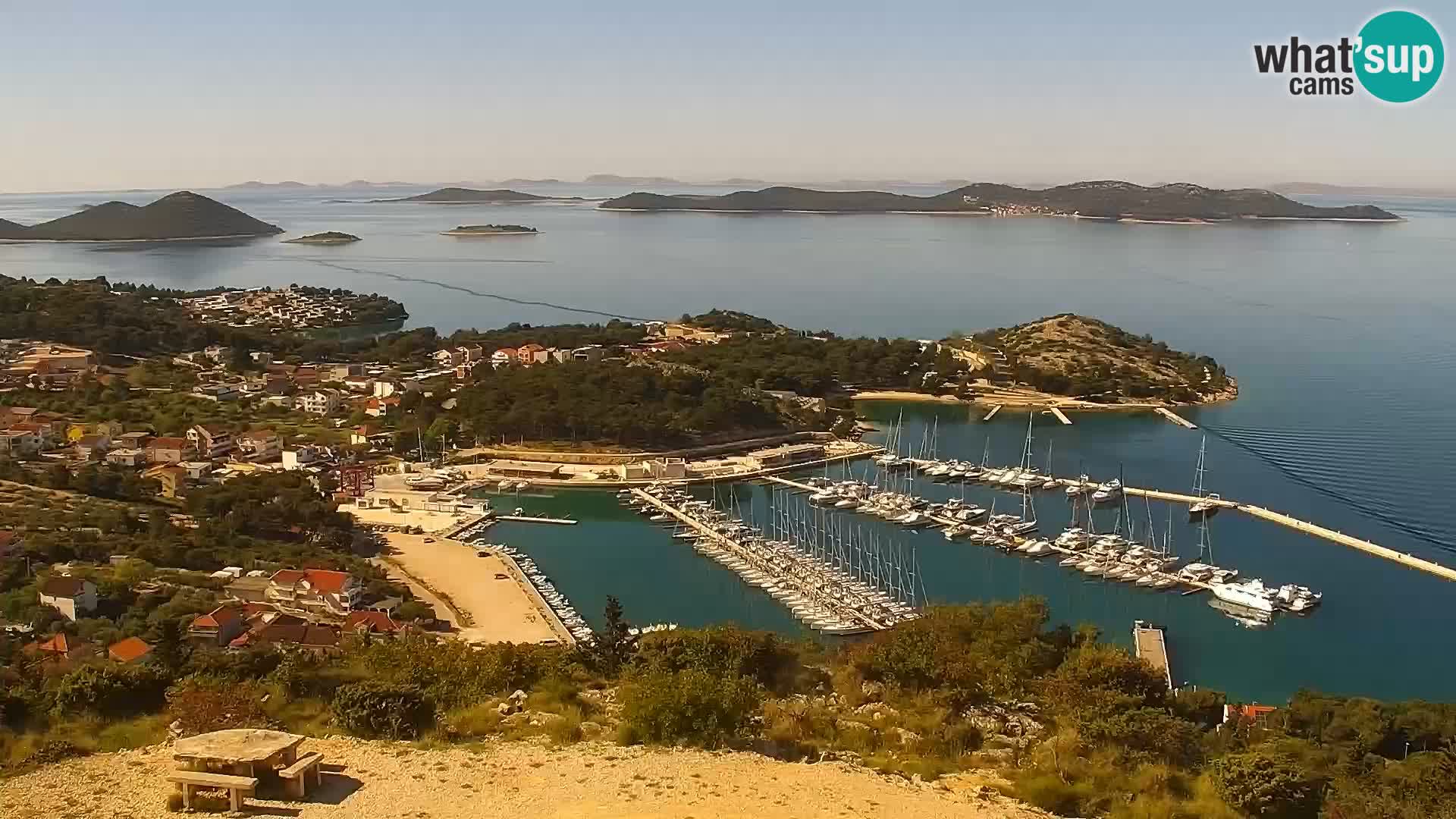 Webcam Pakoštane – Drage – Kornati – Vransko Jezero