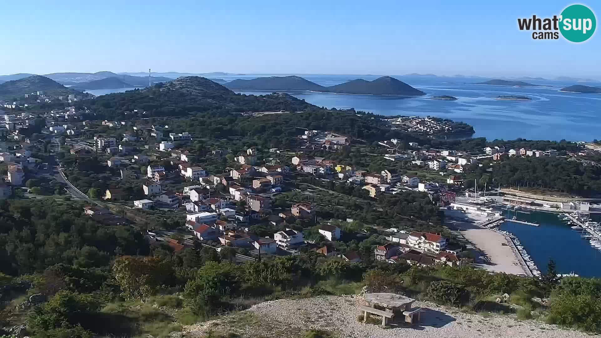 Spletna kamera Pakoštane – Drage – Kornati – Vransko Jezero