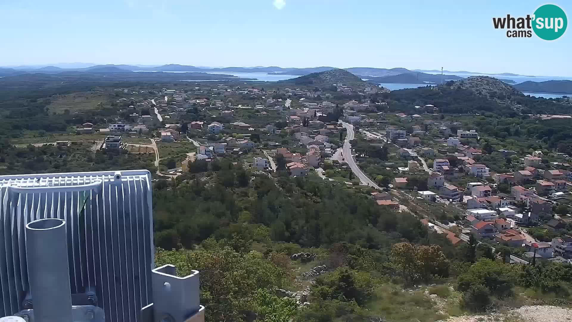 Spletna kamera Pakoštane – Drage – Kornati – Vransko Jezero