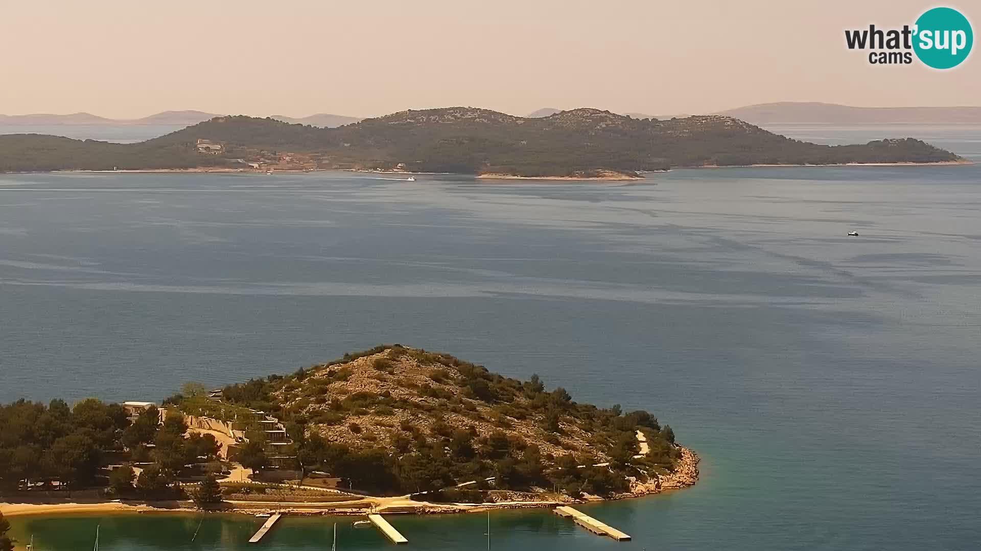 Spletna kamera Pakoštane – Drage – Kornati – Vransko Jezero