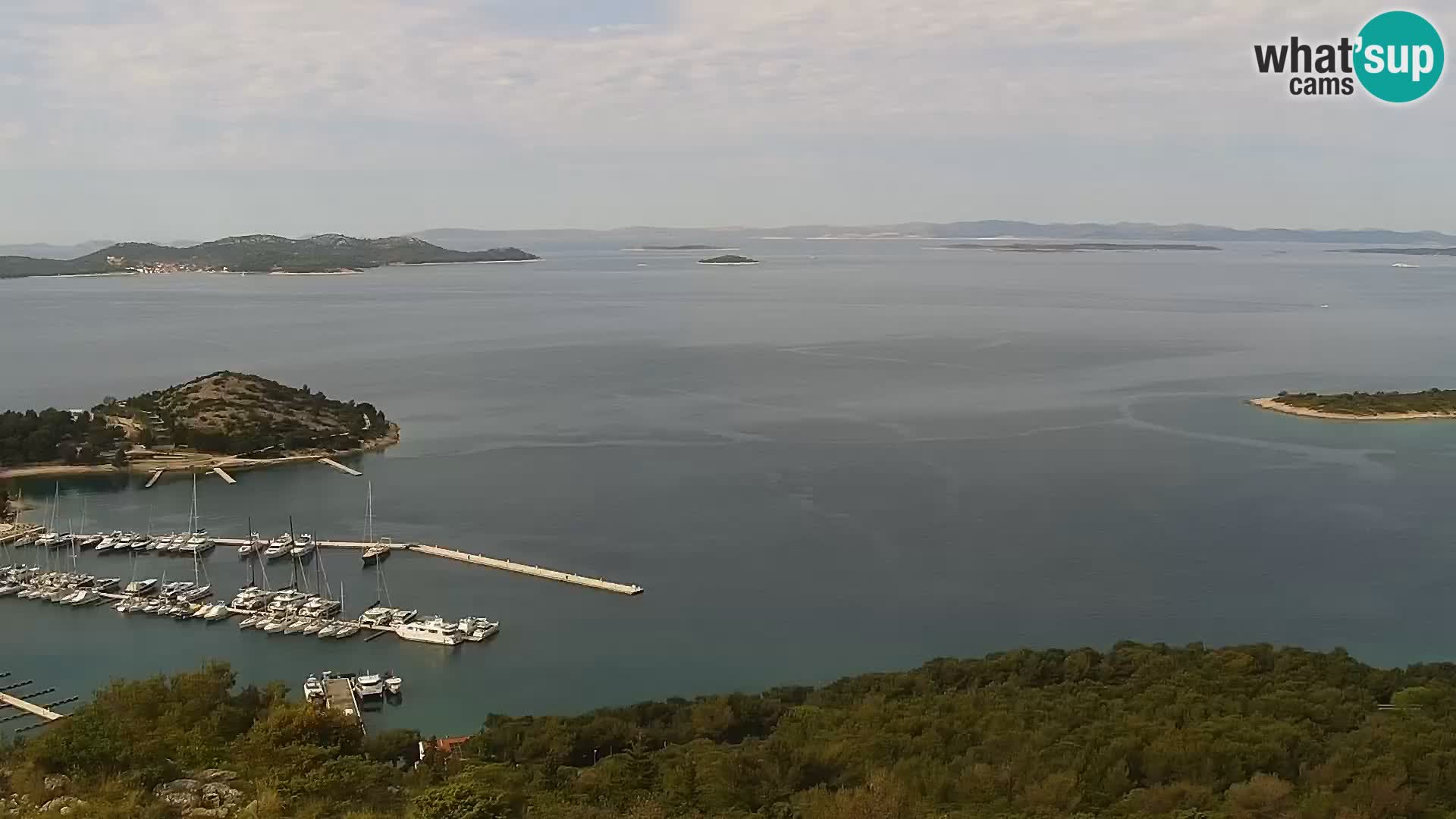 Live cam Pakoštane – Drage – Kornati – Vransko Jezero