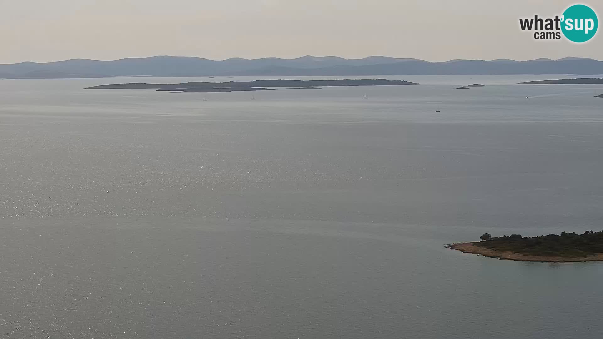 Webcam Pakoštane – Drage – Kornati – Vransko Jezero