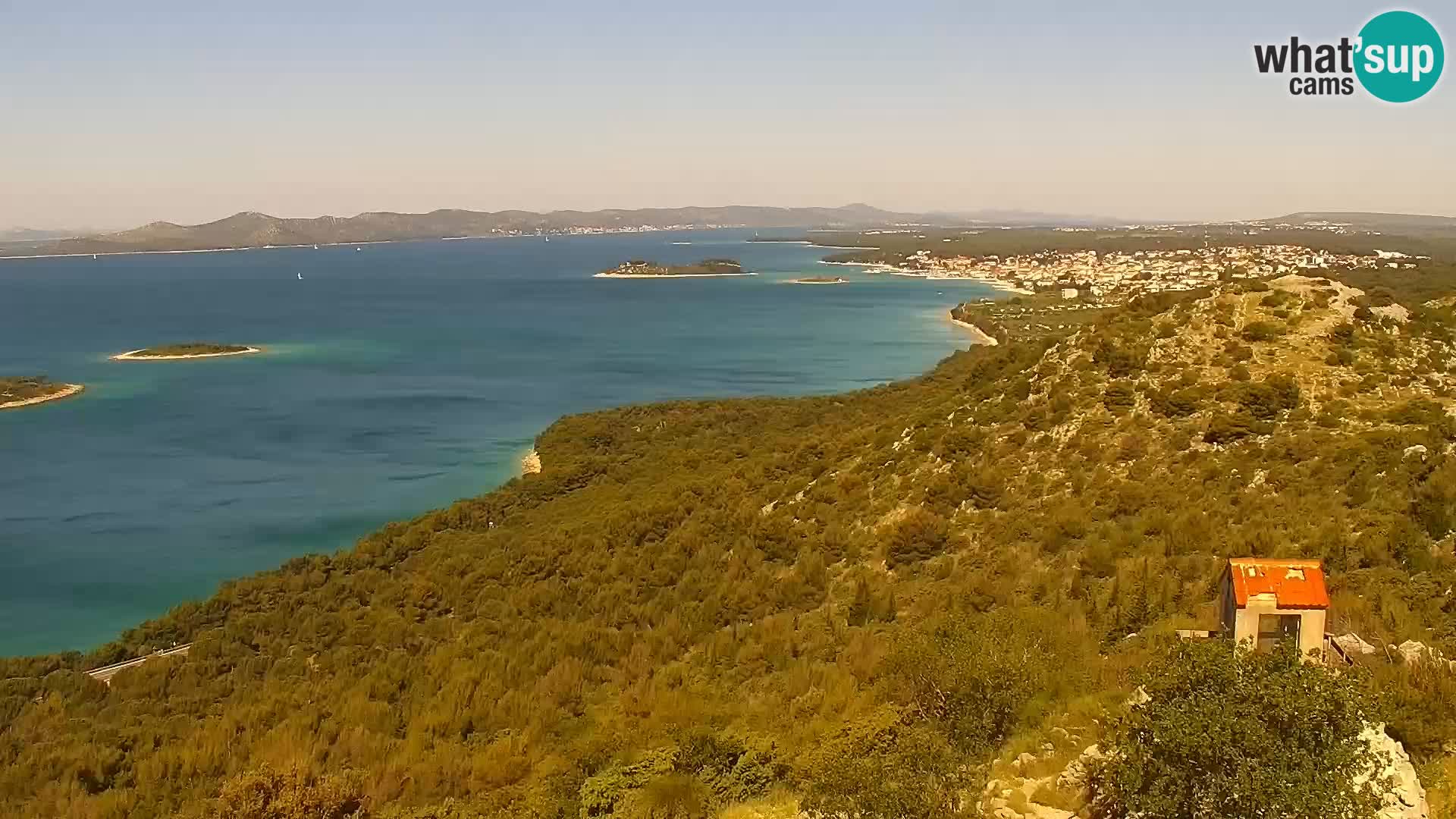 Webcam Pakoštane – Drage – Kornati – Vransko Jezero
