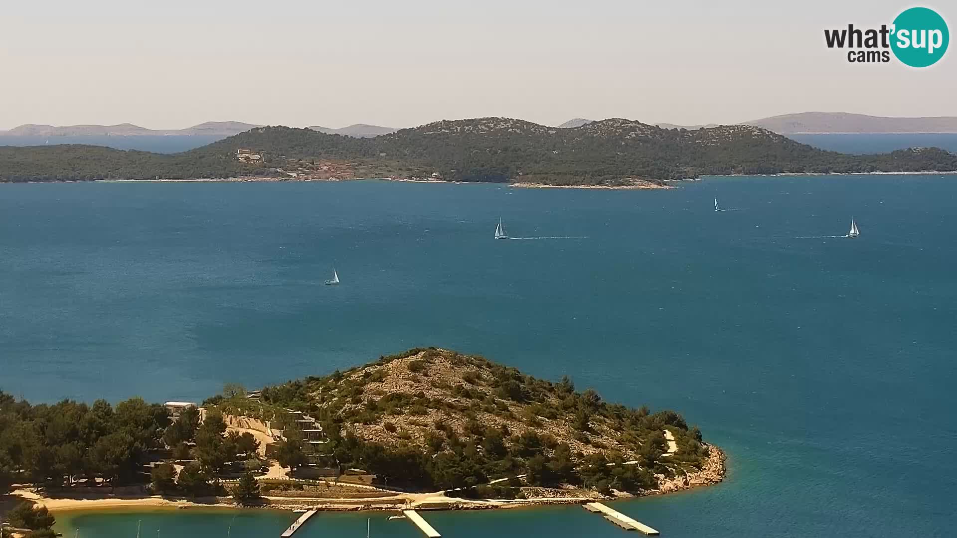 Webcam Pakoštane – Drage – Kornati – Vransko Jezero