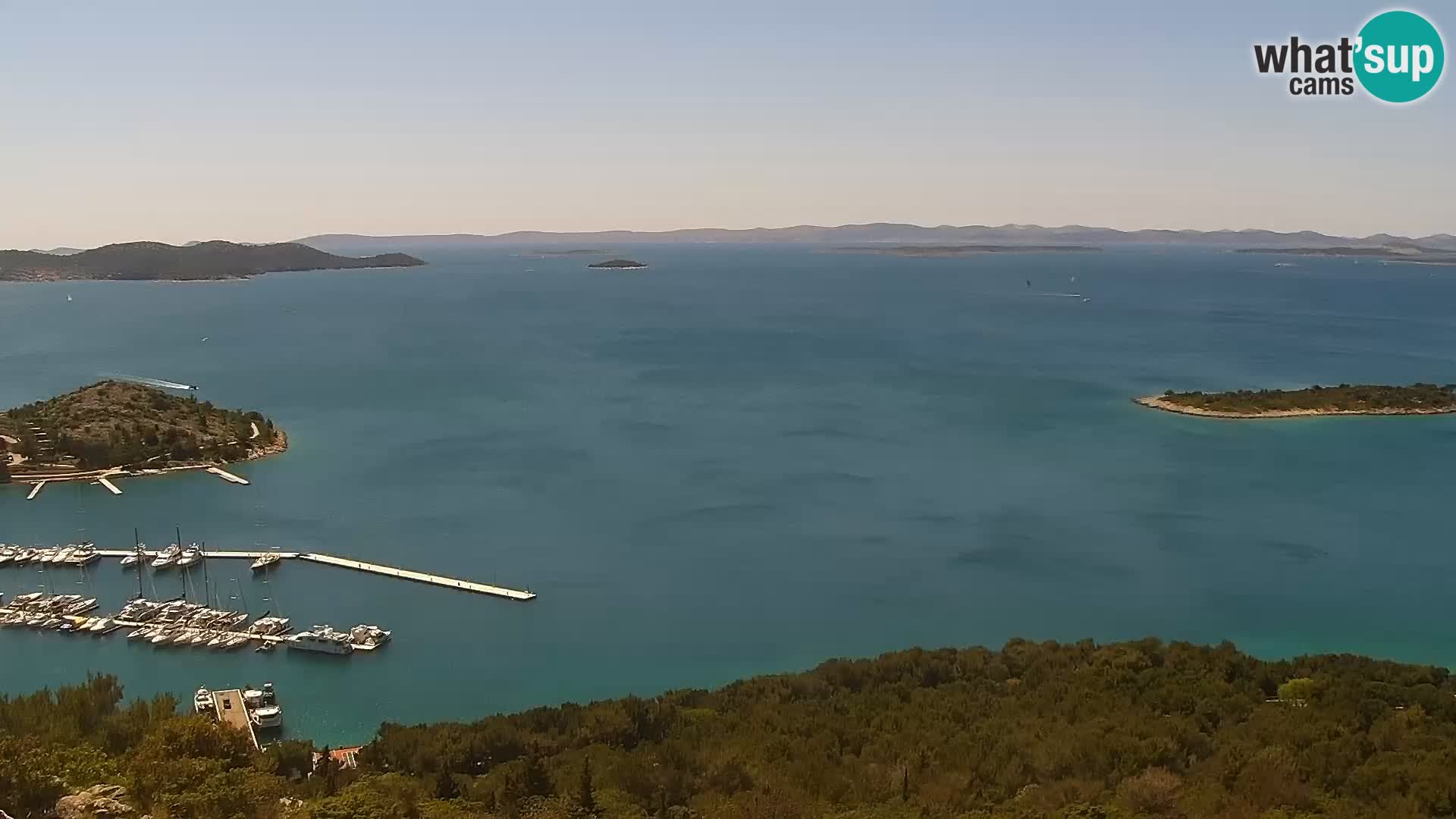 Livecam Pakoštane – Drage – Kornati – Vransko Jezero
