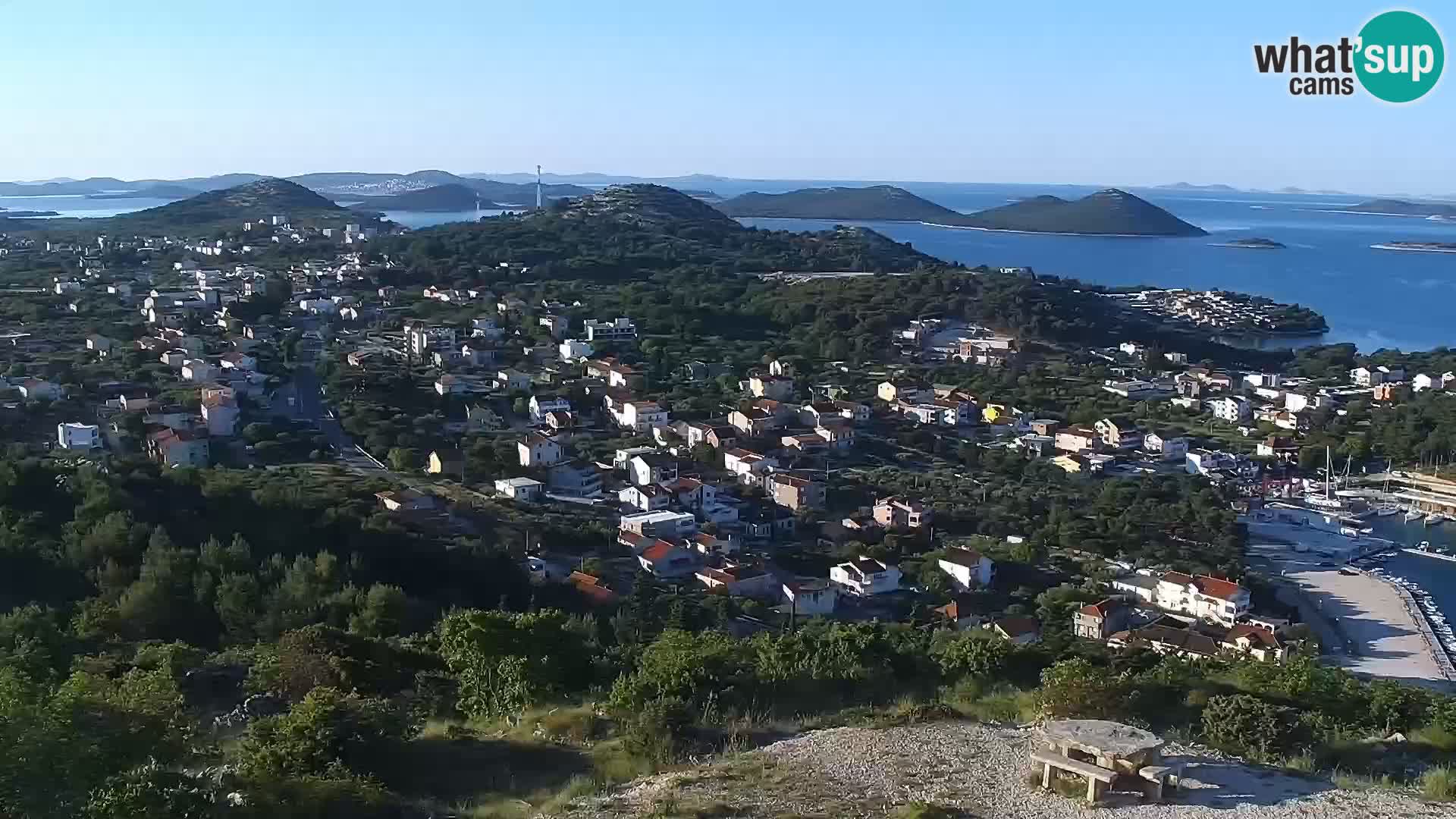 Webcam Pakoštane – Drage – Kornati – Vransko Jezero