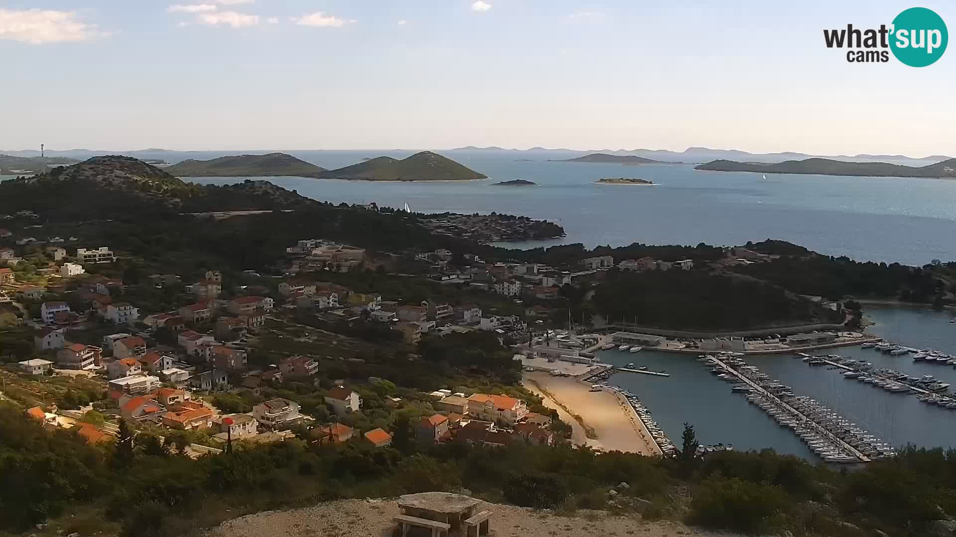 Webcam Pakoštane – Drage – Kornati – Vransko Jezero
