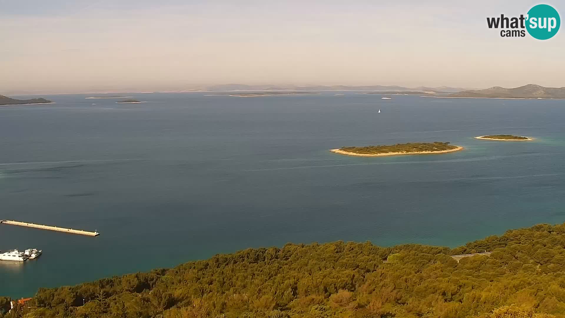 Webcam Pakoštane – Drage – Kornati – Vransko Jezero