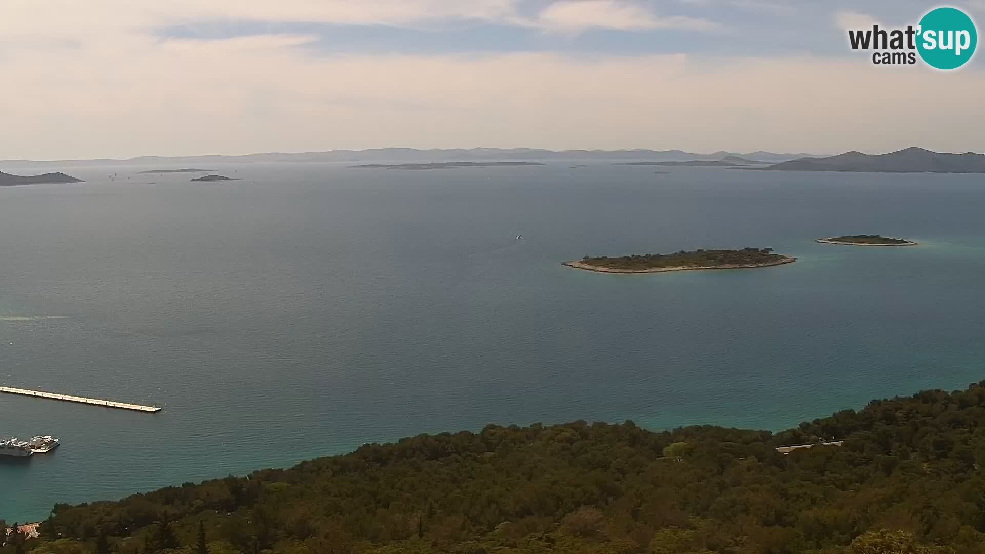 Webcam Pakoštane – Drage – Kornati – Vransko Jezero