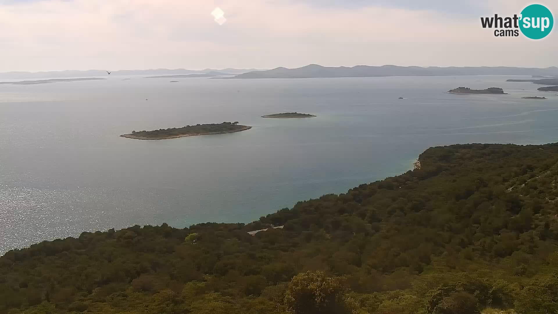 Webcam Pakoštane – Drage – Kornati – Vransko Jezero