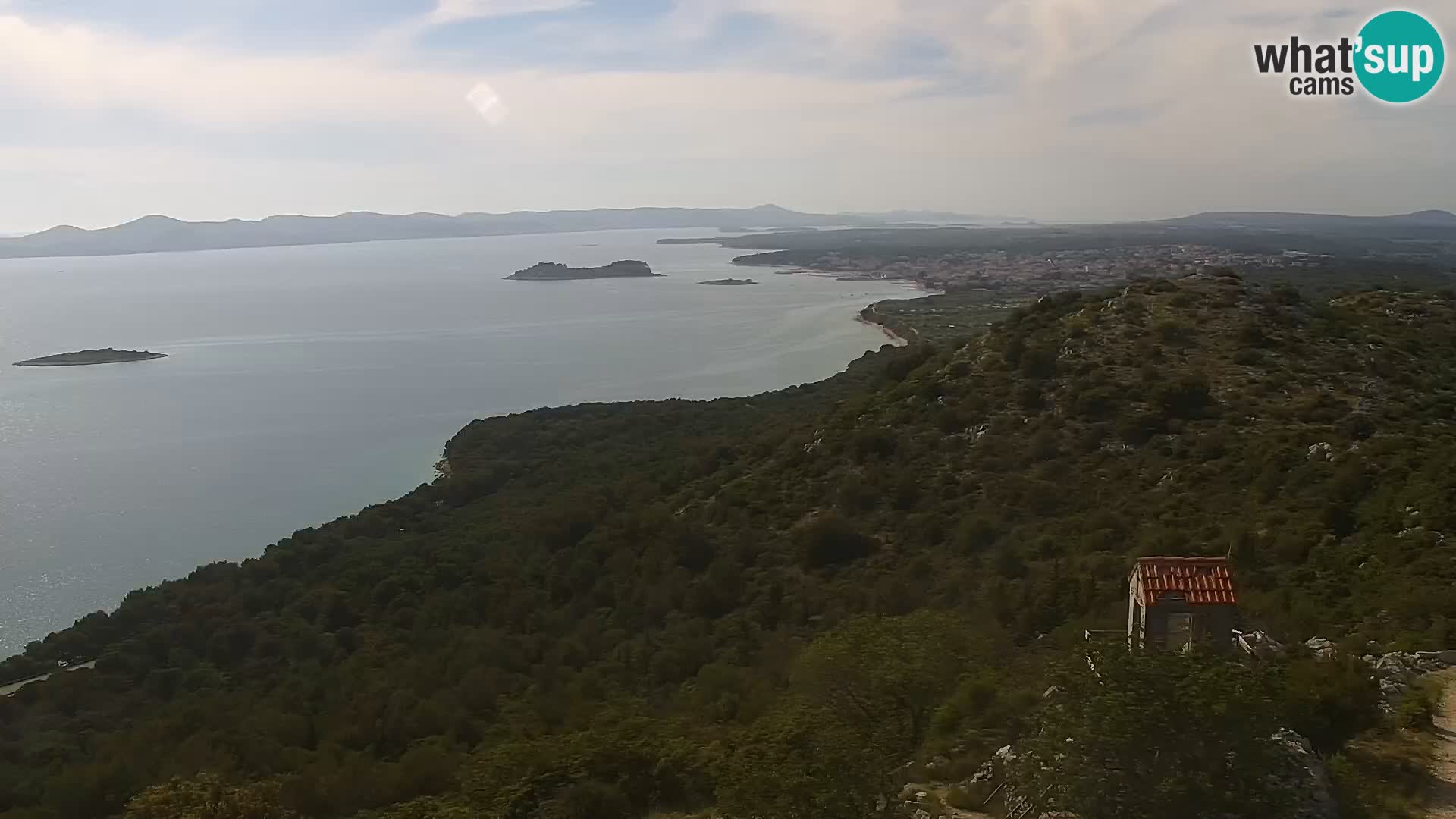 Webcam Pakoštane – Drage – Kornati – Vransko Jezero
