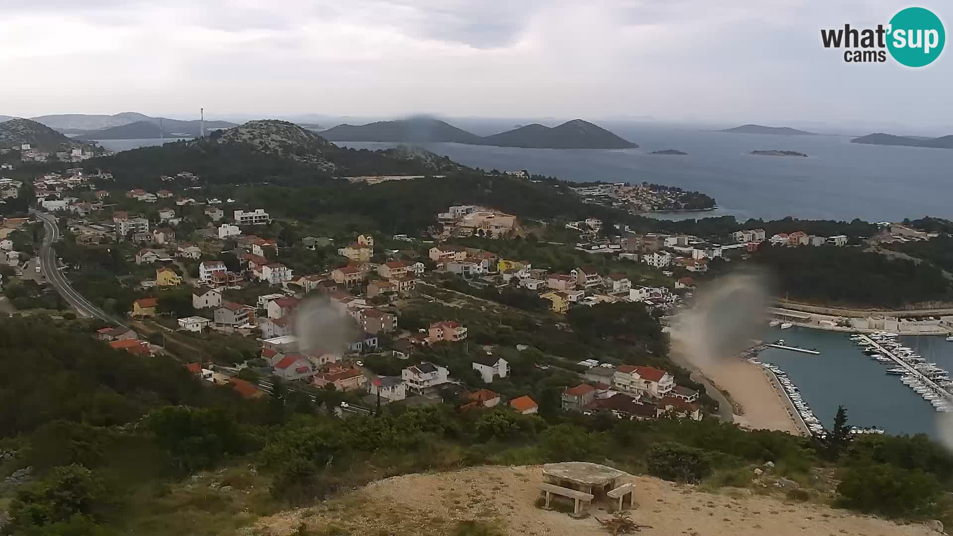Webcam Pakoštane – Drage – Kornati – Vransko Jezero