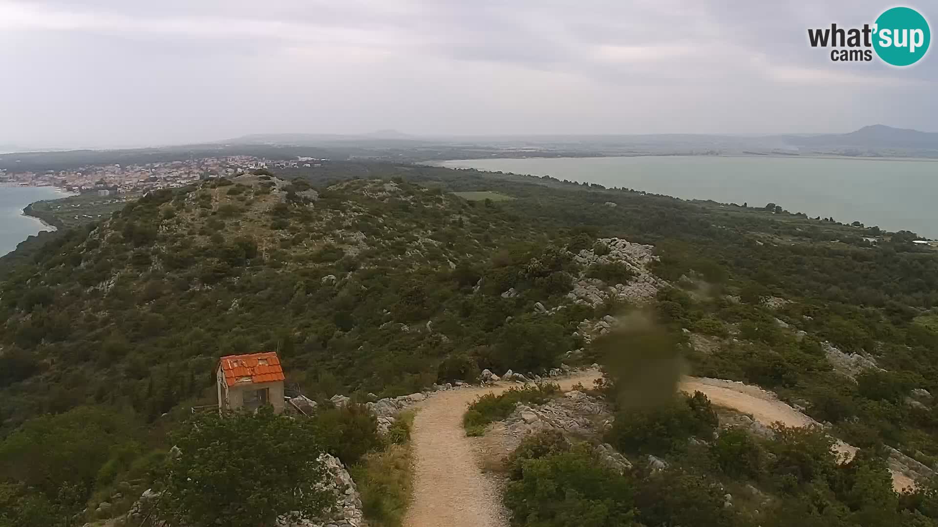 Spletna kamera Pakoštane – Drage – Kornati – Vransko Jezero