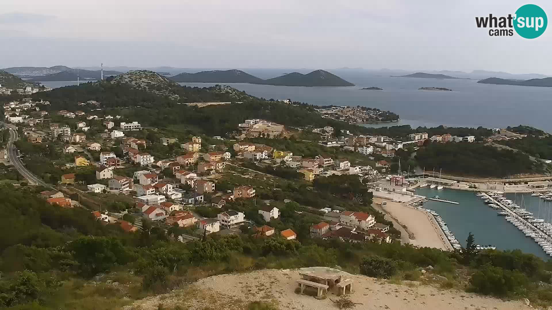 Webcam Pakoštane – Drage – Kornati – Vransko Jezero