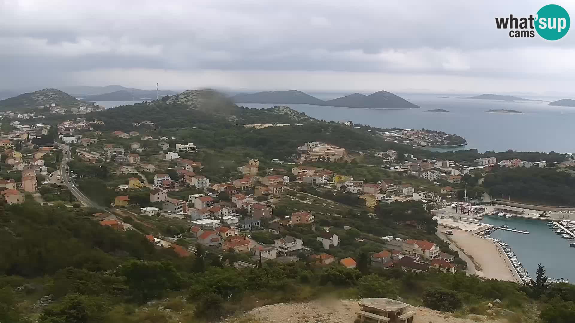 Webcam Pakoštane – Drage – Kornati – Vransko Jezero