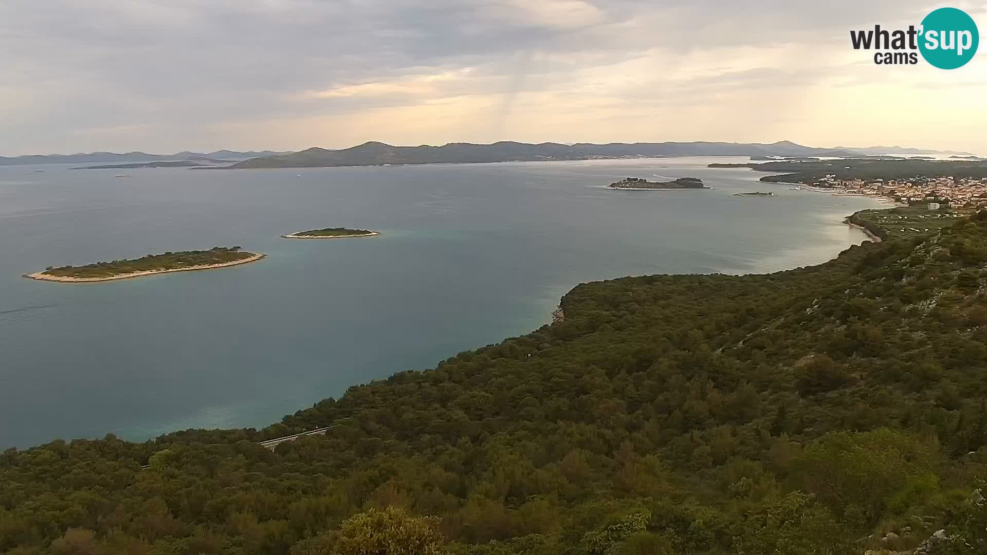 Live cam Pakoštane – Drage – Kornati – Vransko Jezero