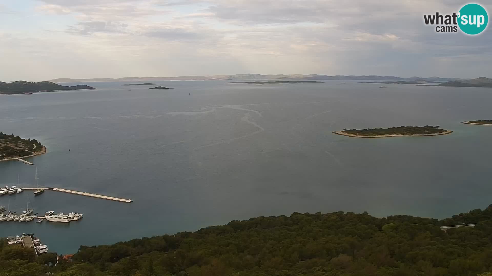 Webcam Pakoštane – Drage – Kornati – Vransko Jezero