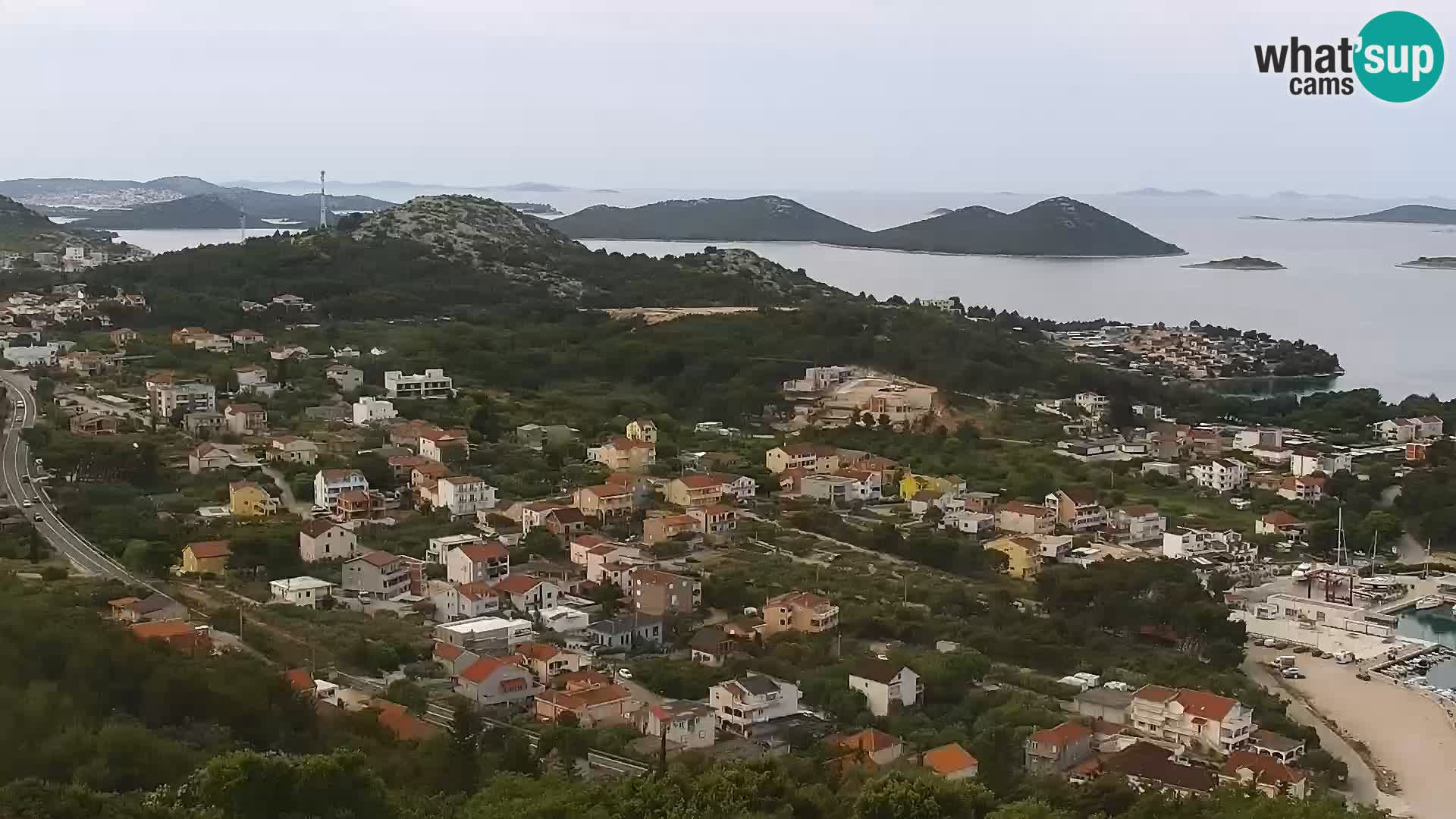 Webcam Pakoštane – Drage – Kornati – Vransko Jezero