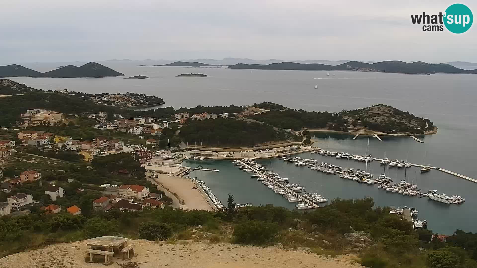 Webcam Pakoštane – Drage – Kornati – Vransko Jezero