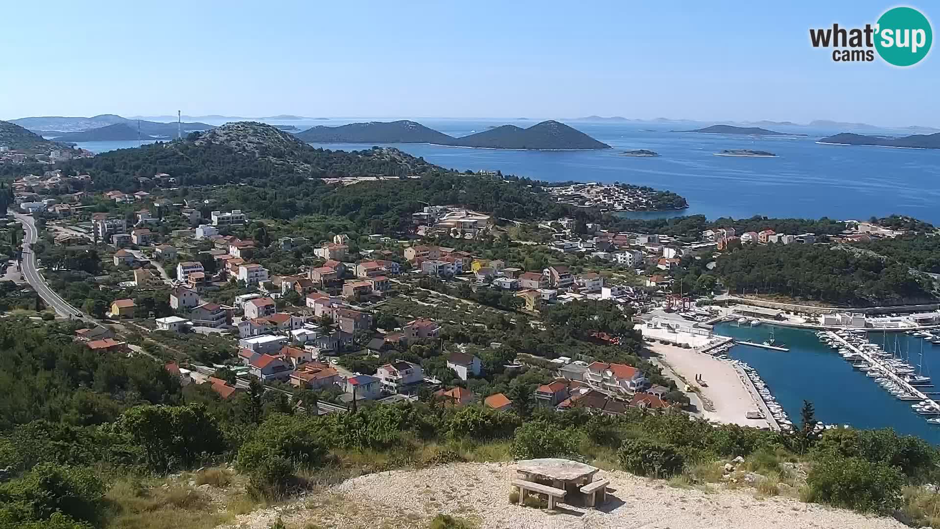 Webcam Pakoštane – Drage – Kornati – Vransko Jezero