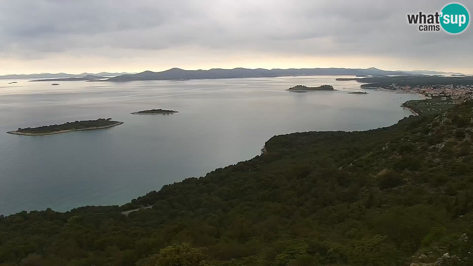 Webcam Pakoštane – Drage – Kornati – Vransko Jezero