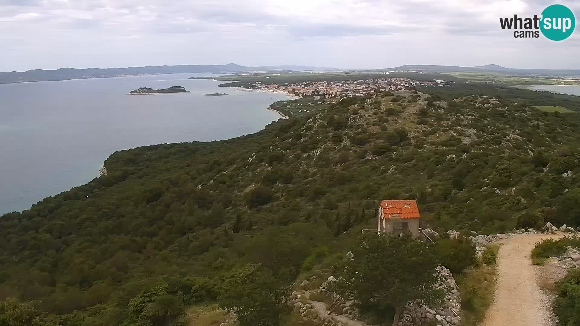 Webcam Pakoštane – Drage – Kornati – Vransko Jezero