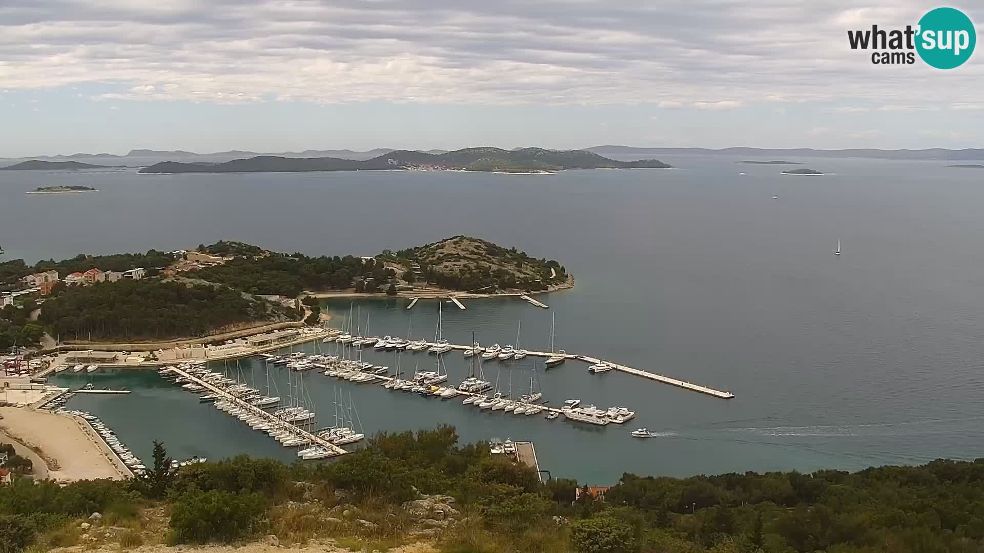 Webcam Pakoštane – Drage – Kornati – Vransko Jezero