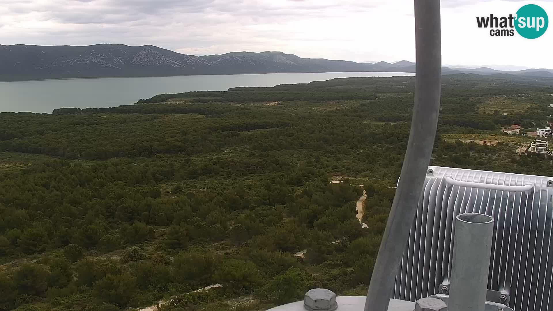 Spletna kamera Pakoštane – Drage – Kornati – Vransko Jezero