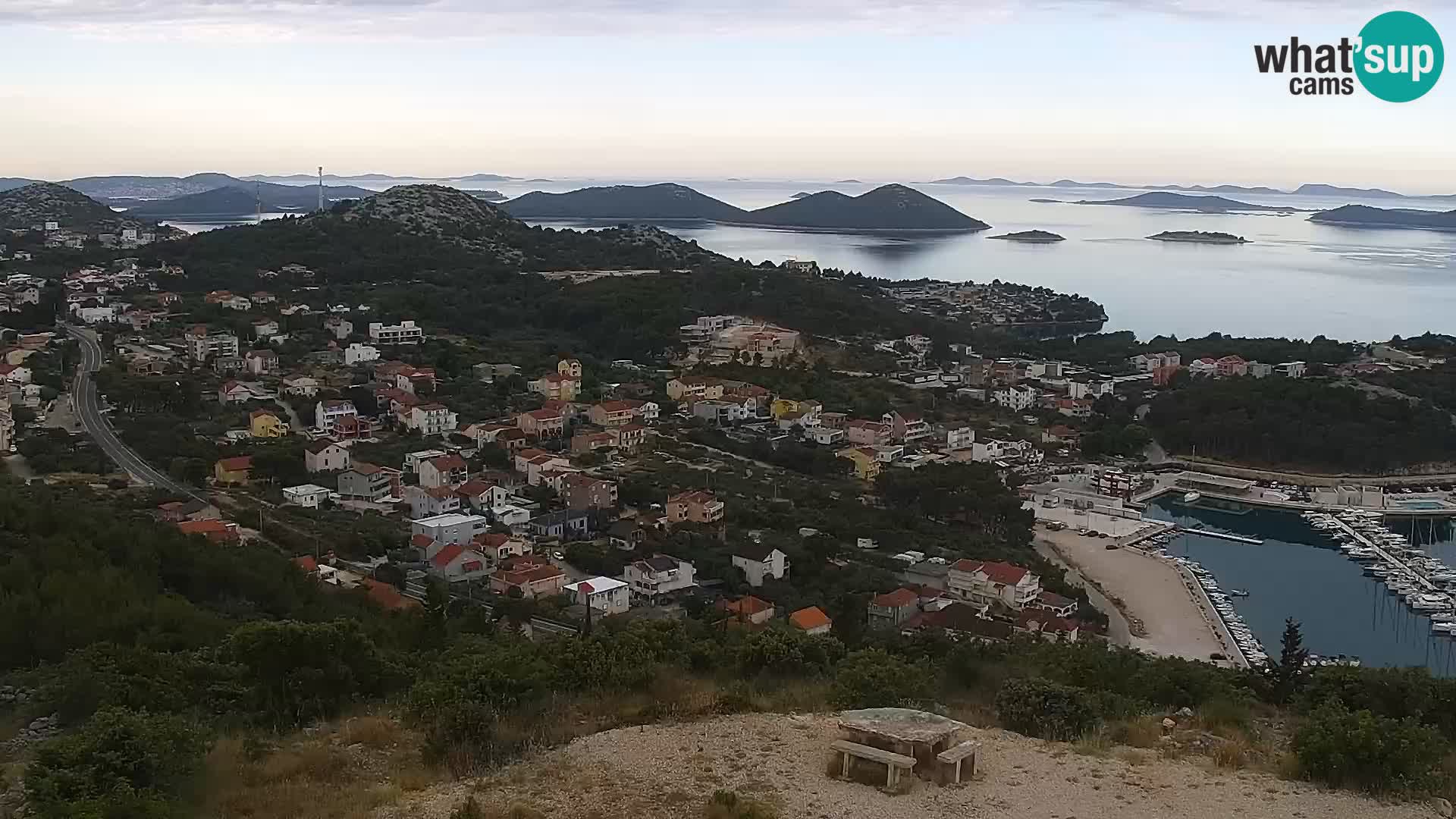 Webcam Pakoštane – Drage – Kornati – Vransko Jezero