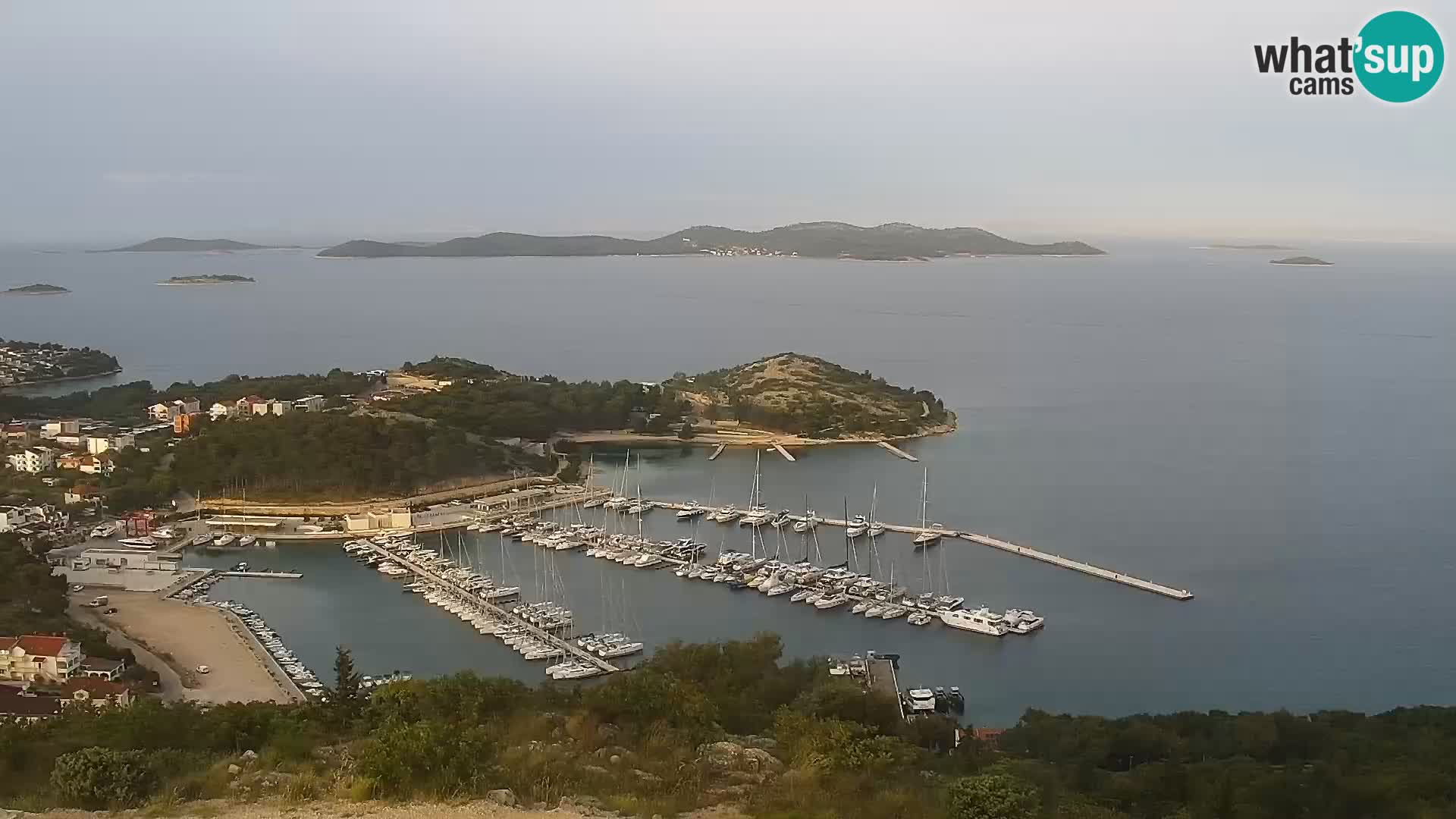 Spletna kamera Pakoštane – Drage – Kornati – Vransko Jezero
