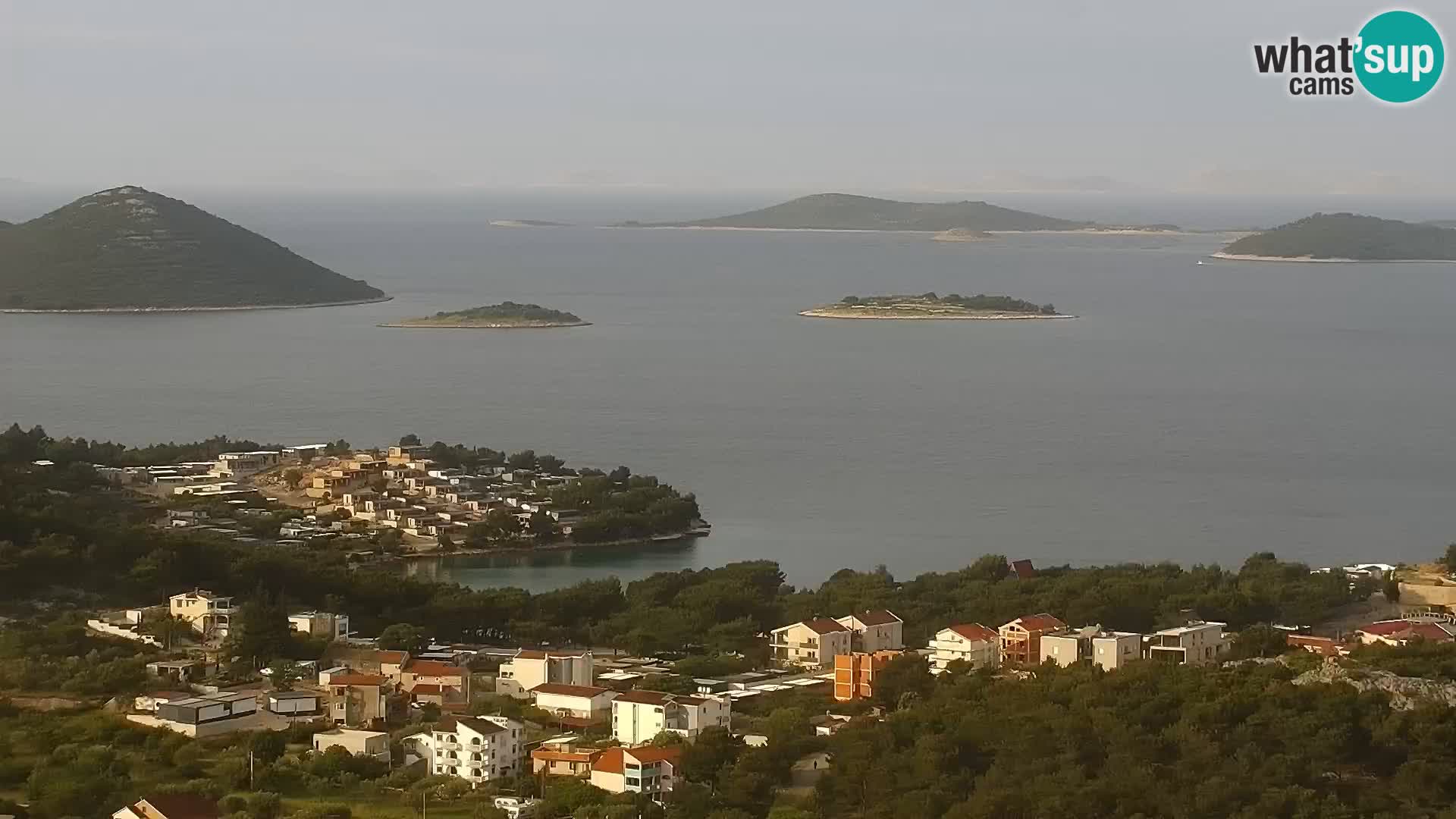 Spletna kamera Pakoštane – Drage – Kornati – Vransko Jezero