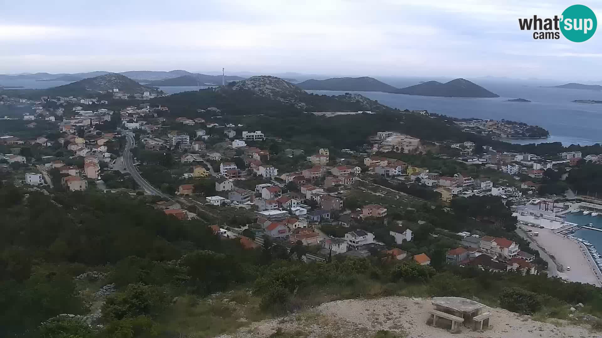 Livecam Pakoštane – Drage – Kornati – Vransko Jezero