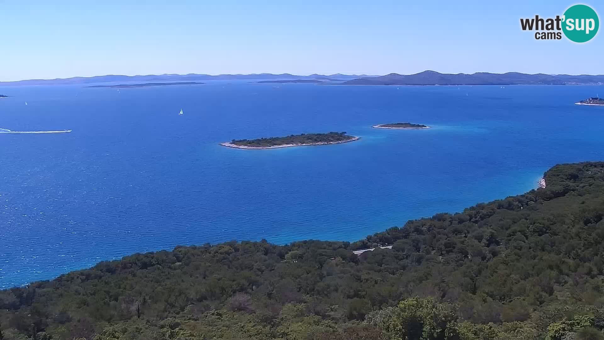 Webcam Pakoštane – Drage – Kornati – Vransko Jezero