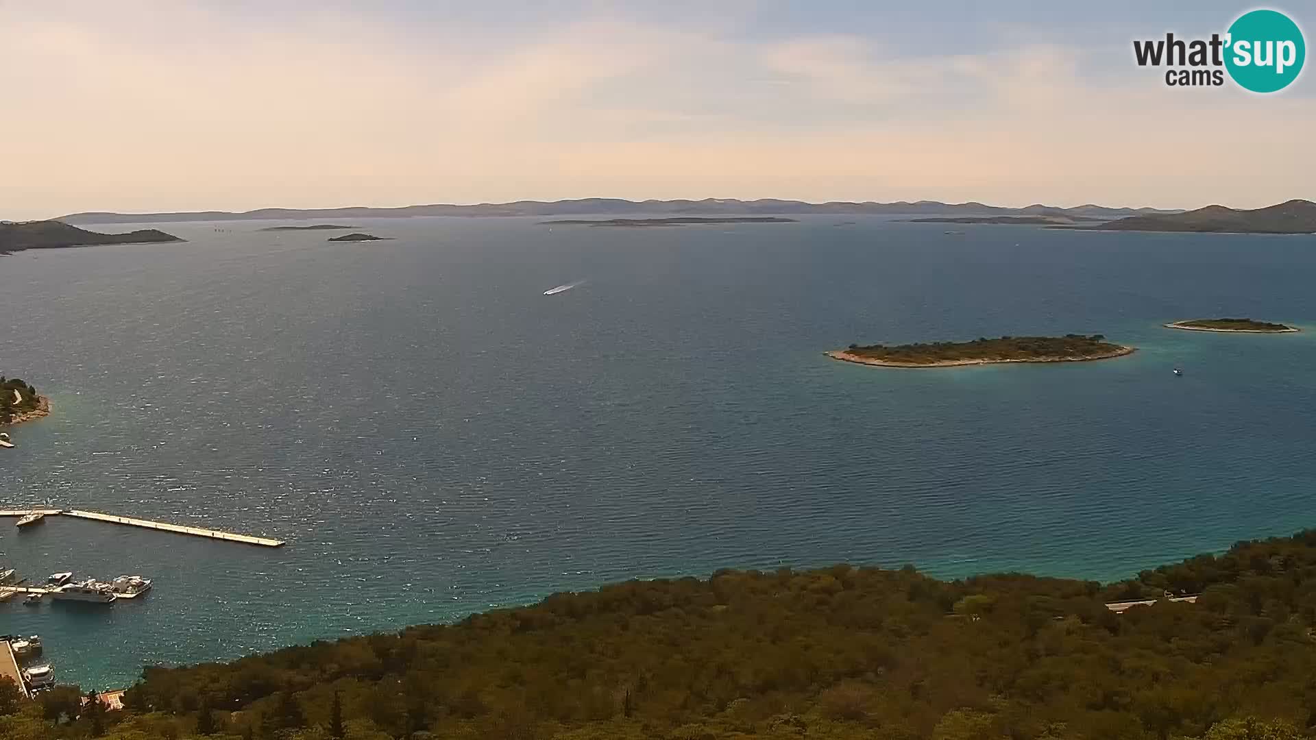 Webcam Pakoštane – Drage – Kornati – Vransko Jezero