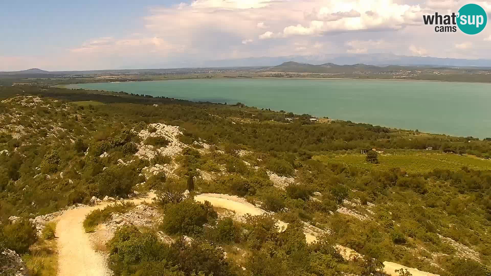 Webcam Pakoštane – Drage – Kornati – Vransko Jezero