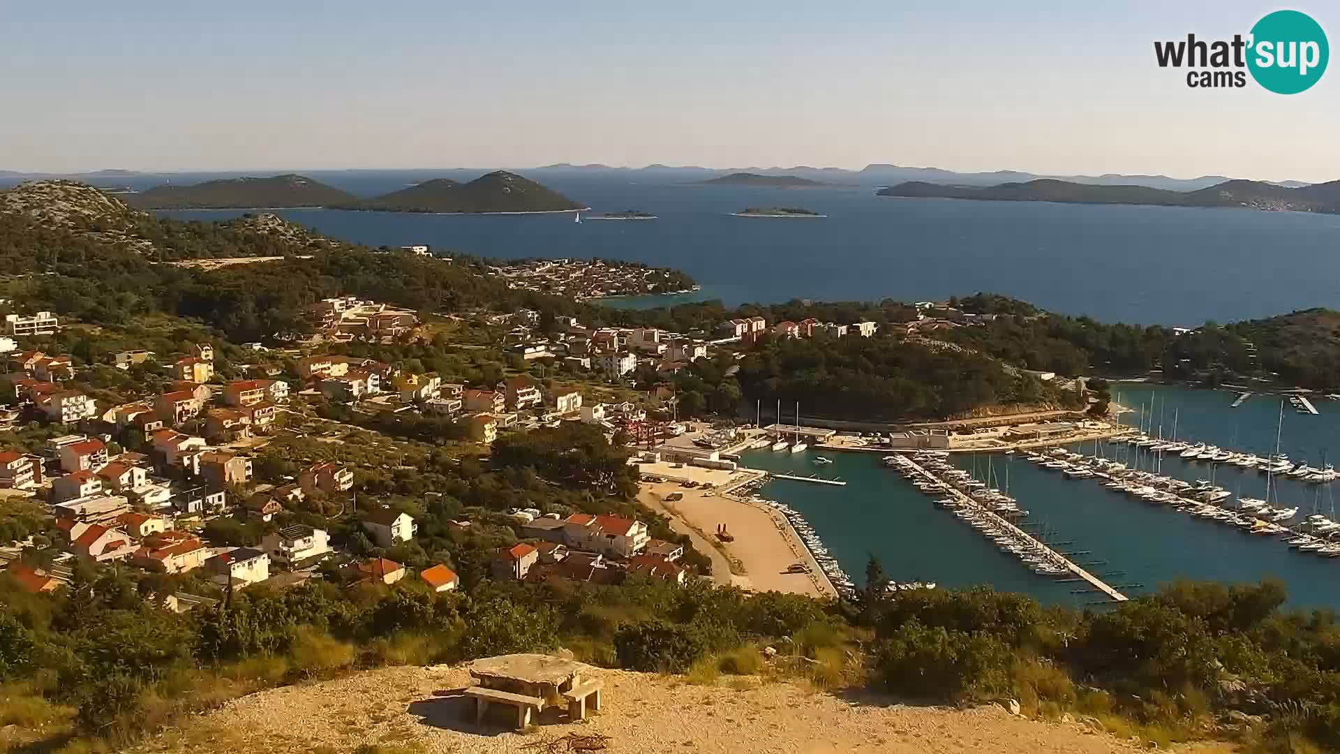 Webcam Pakoštane – Drage – Kornati – Vransko Jezero