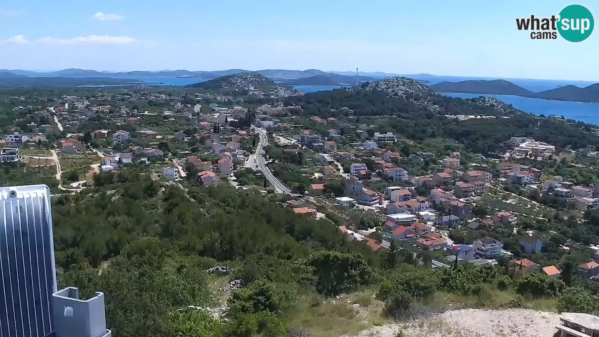 Spletna kamera Pakoštane – Drage – Kornati – Vransko Jezero