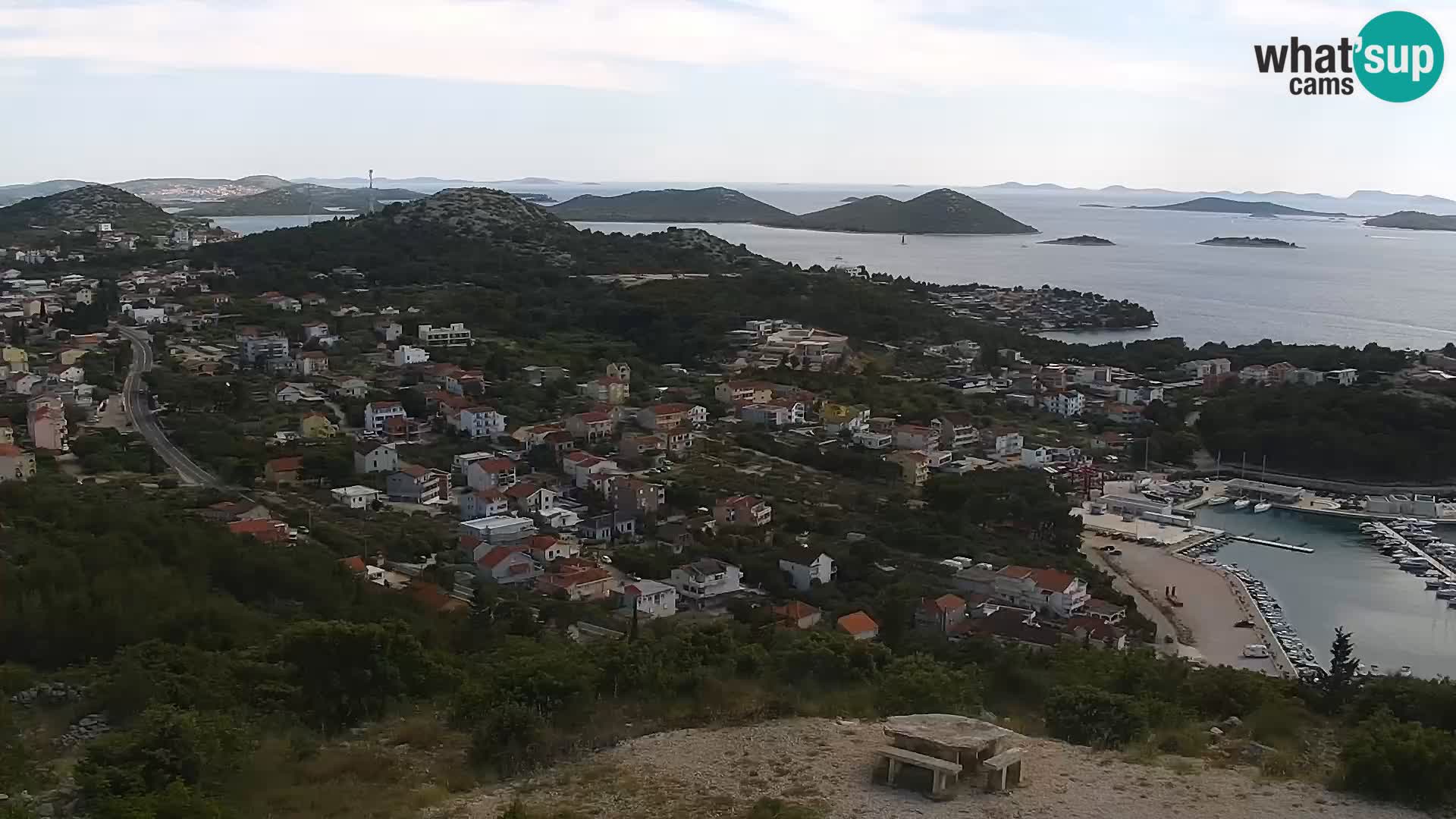 Webcam Pakoštane – Drage – Kornati – Vransko Jezero