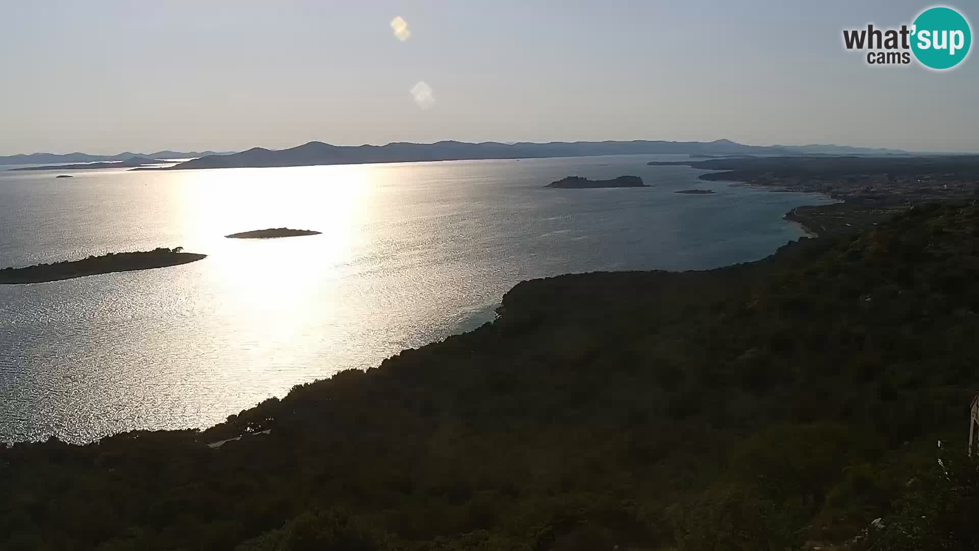 Spletna kamera Pakoštane – Drage – Kornati – Vransko Jezero