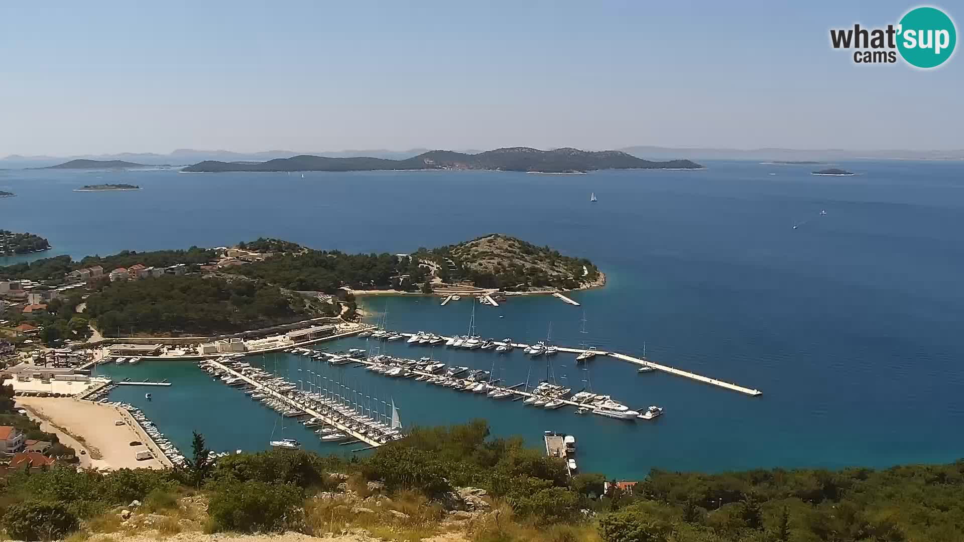 Webcam Pakoštane – Drage – Kornati – Vransko Jezero