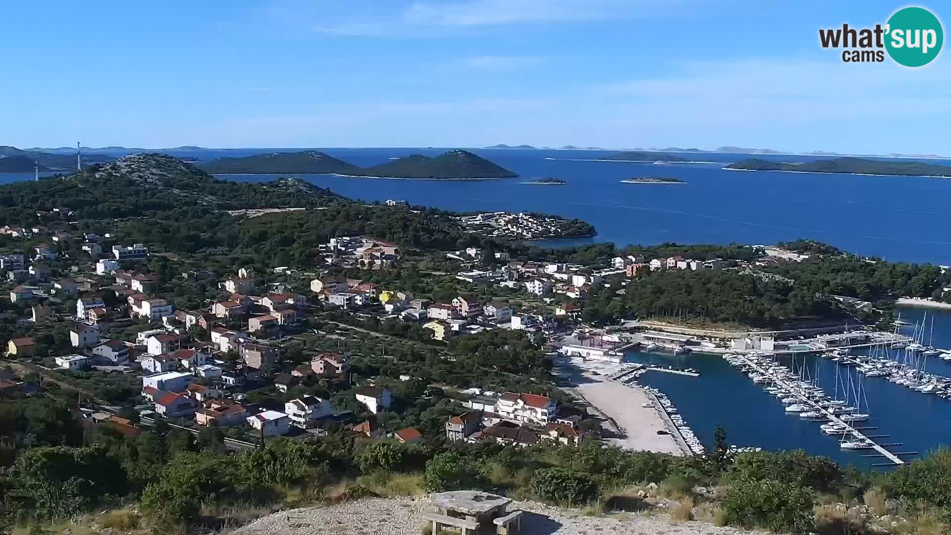 Spletna kamera Pakoštane – Drage – Kornati – Vransko Jezero