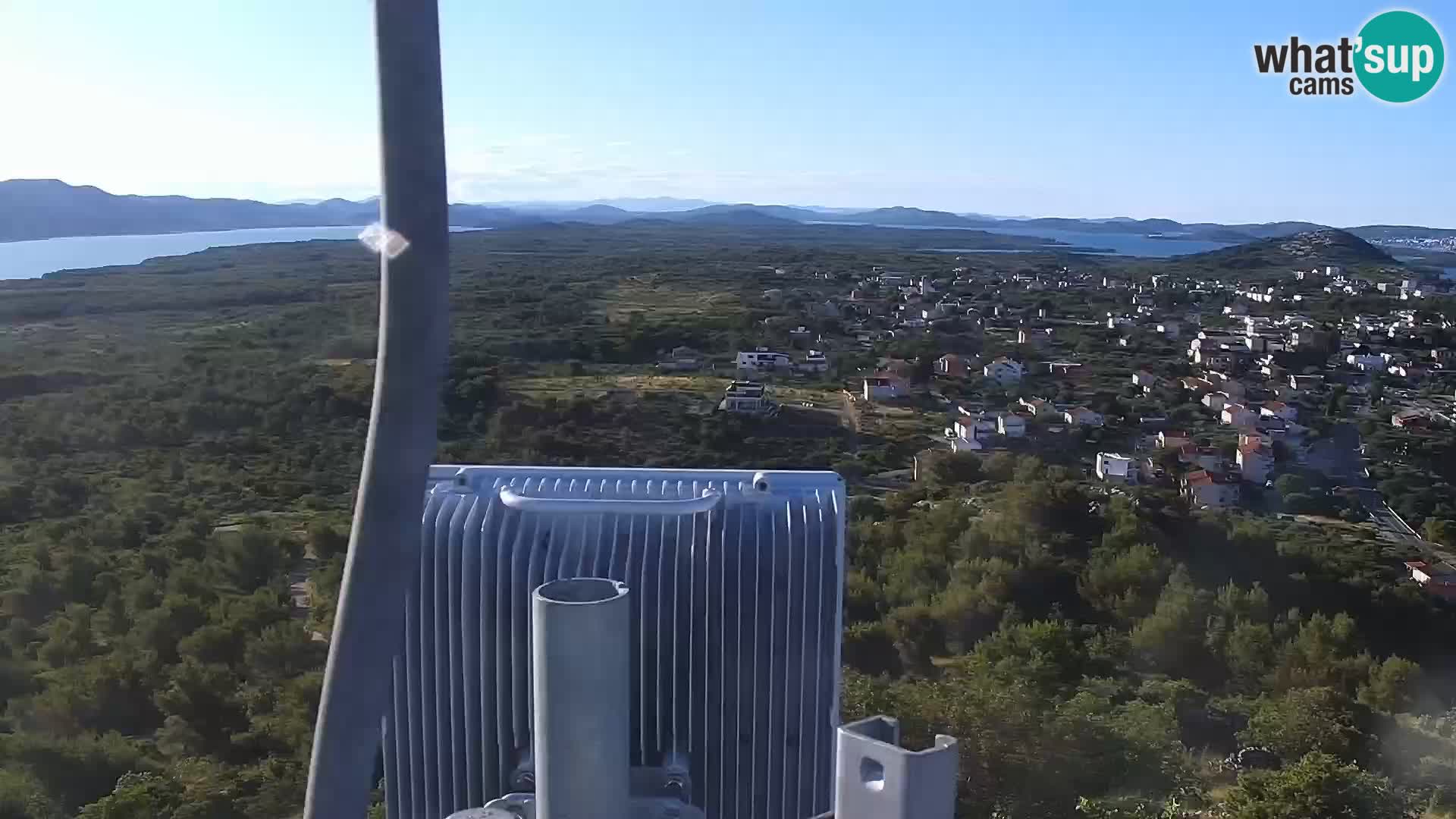 Spletna kamera Pakoštane – Drage – Kornati – Vransko Jezero