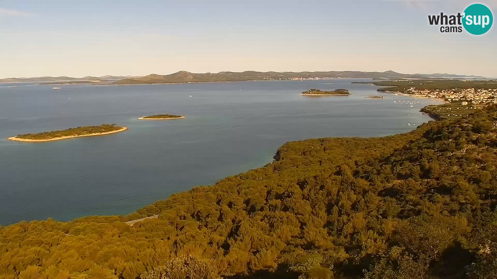 Webcam Pakoštane – Drage – Kornati – Vransko Jezero