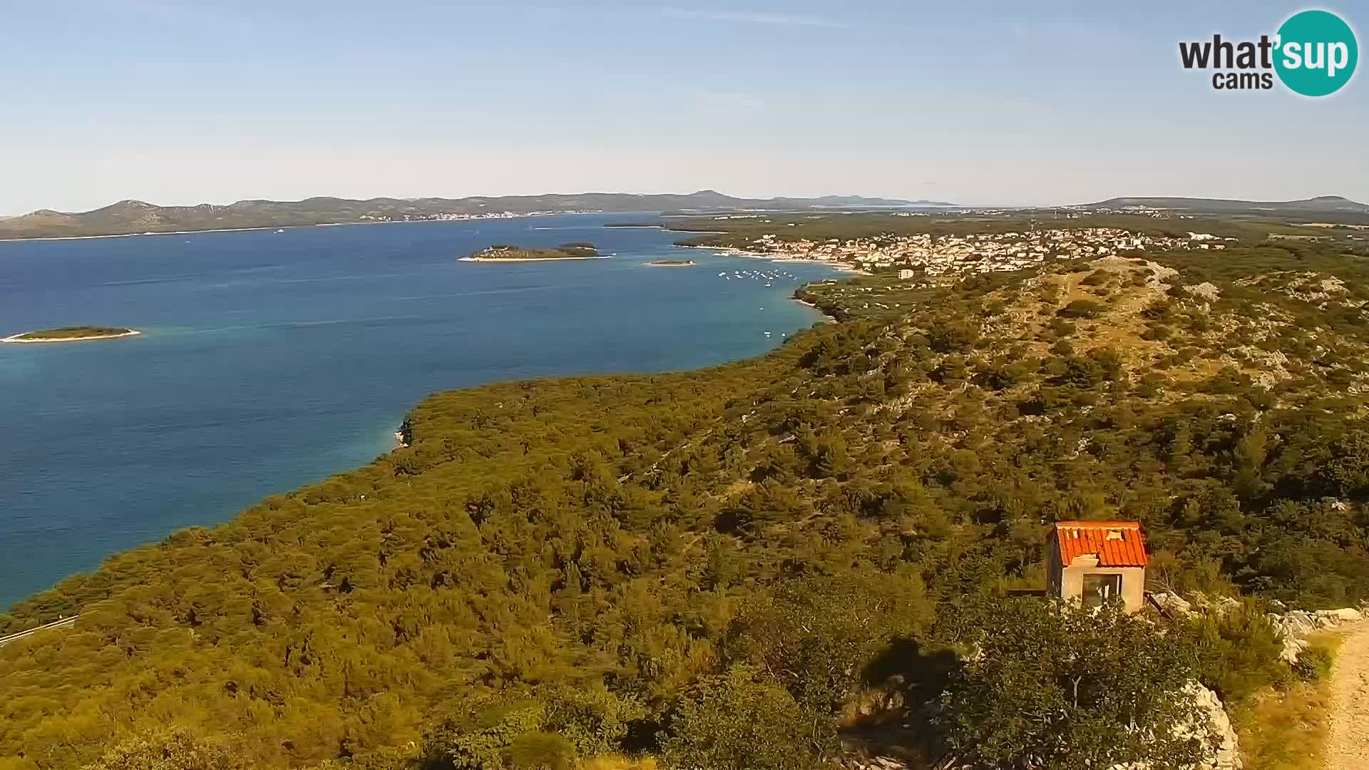 Webcam Pakoštane – Drage – Kornati – Vransko Jezero