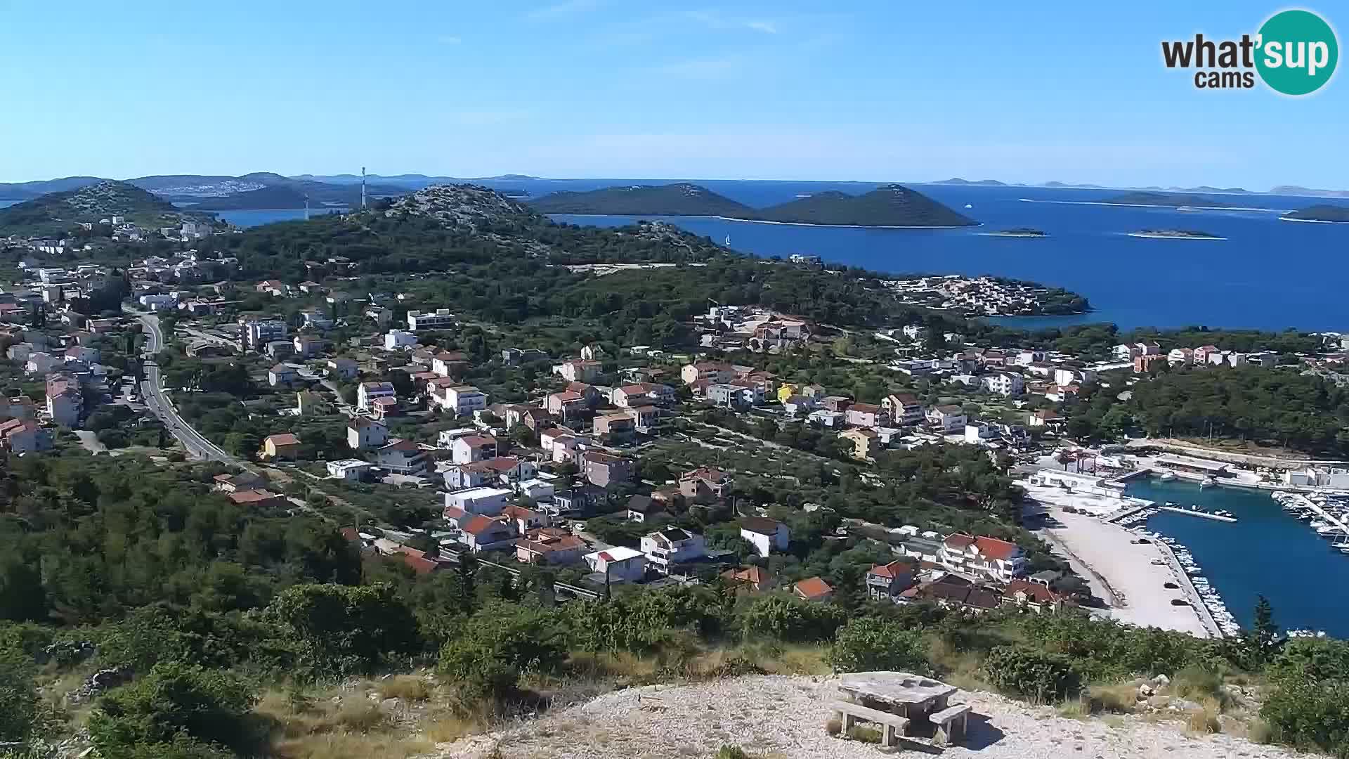 Webcam Pakoštane – Drage – Kornati – Vransko Jezero