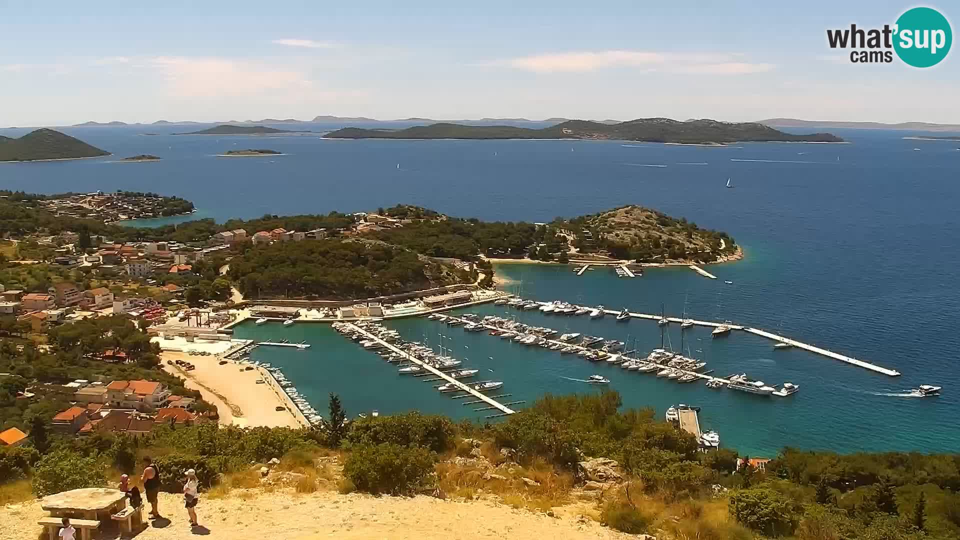 Spletna kamera Pakoštane – Drage – Kornati – Vransko Jezero