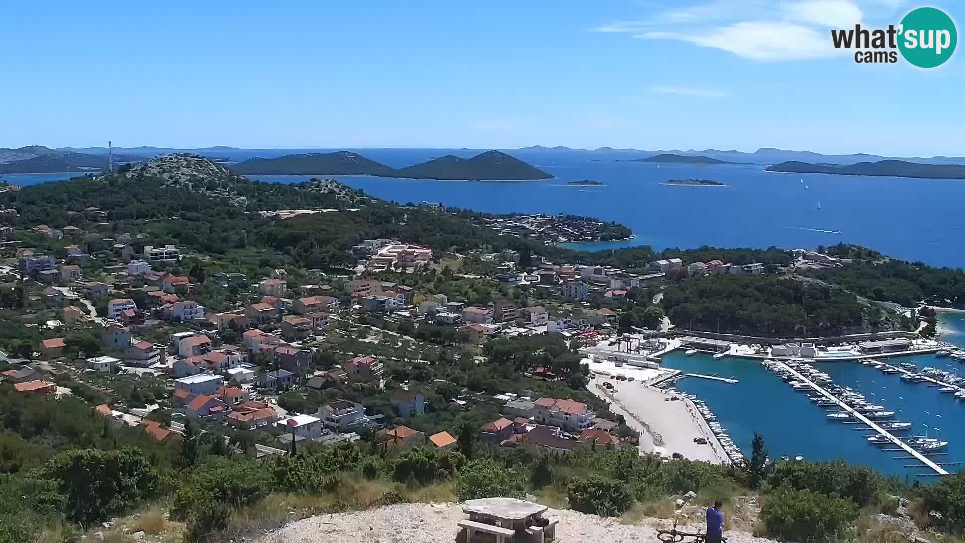 Spletna kamera Pakoštane – Drage – Kornati – Vransko Jezero