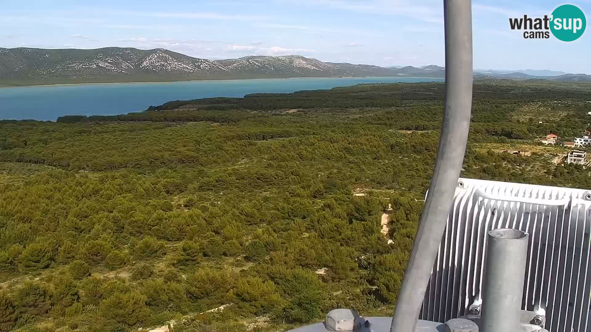 Spletna kamera Pakoštane – Drage – Kornati – Vransko Jezero